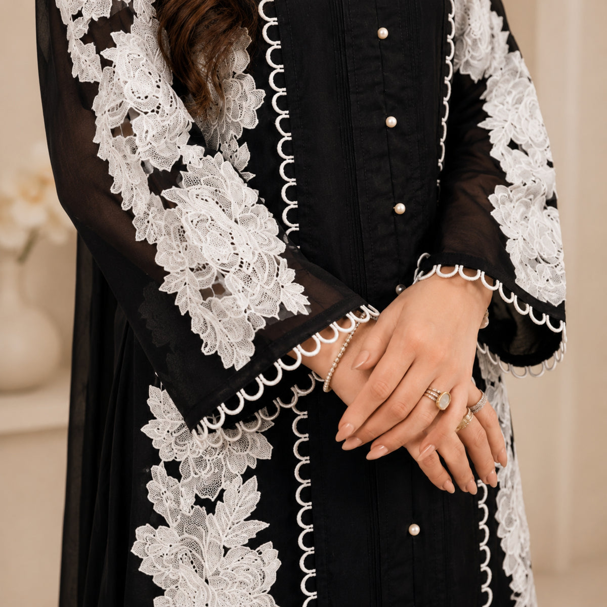 Ruhani Organza Suit Set