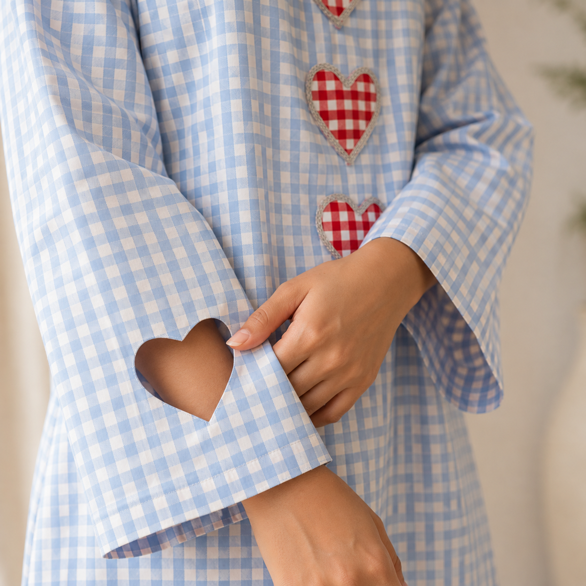 Gingham Hearts Co-ord Set
