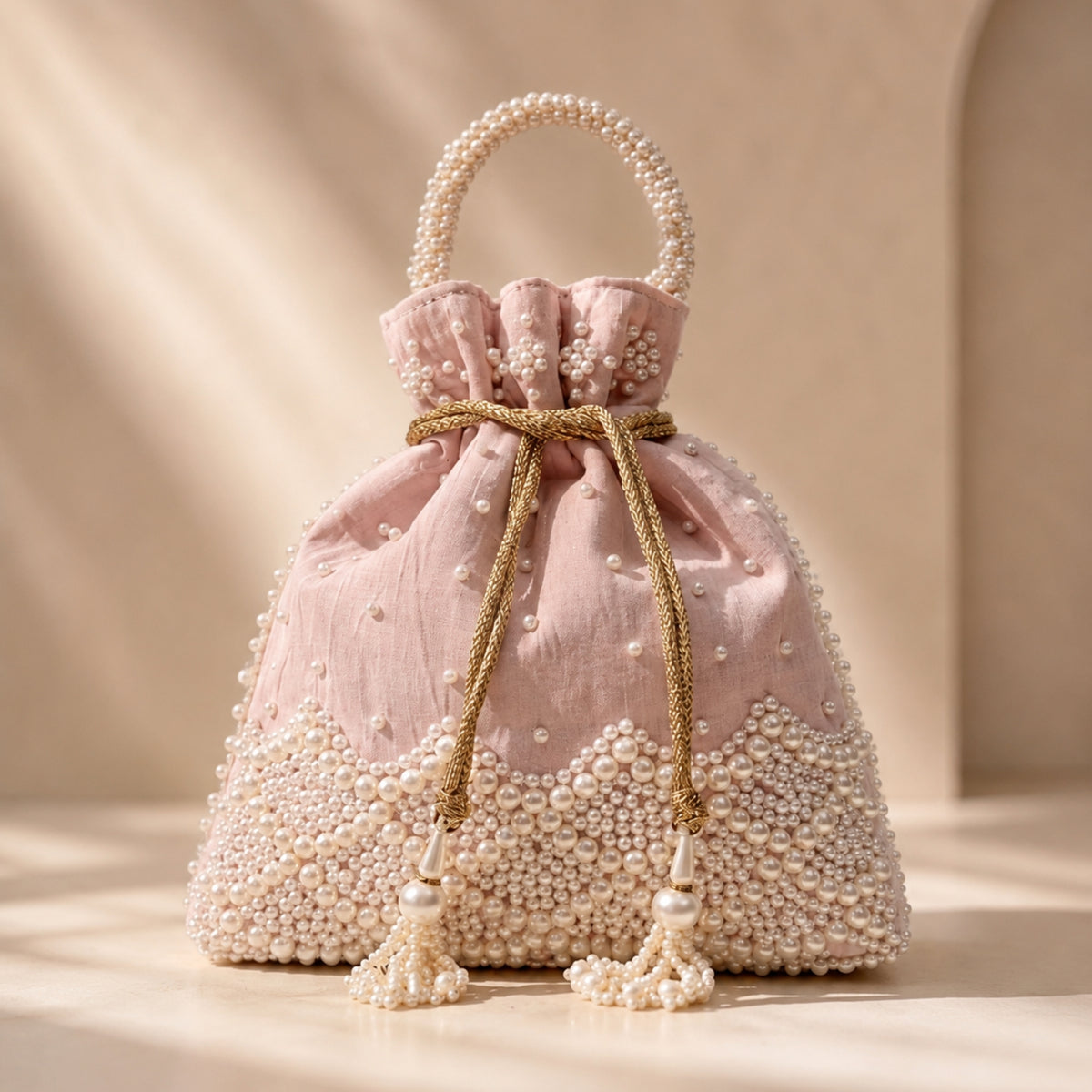 Motiya Potli Bag (Pink)