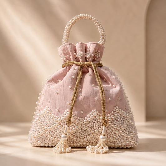 Motiya Potli Bag (Pink)