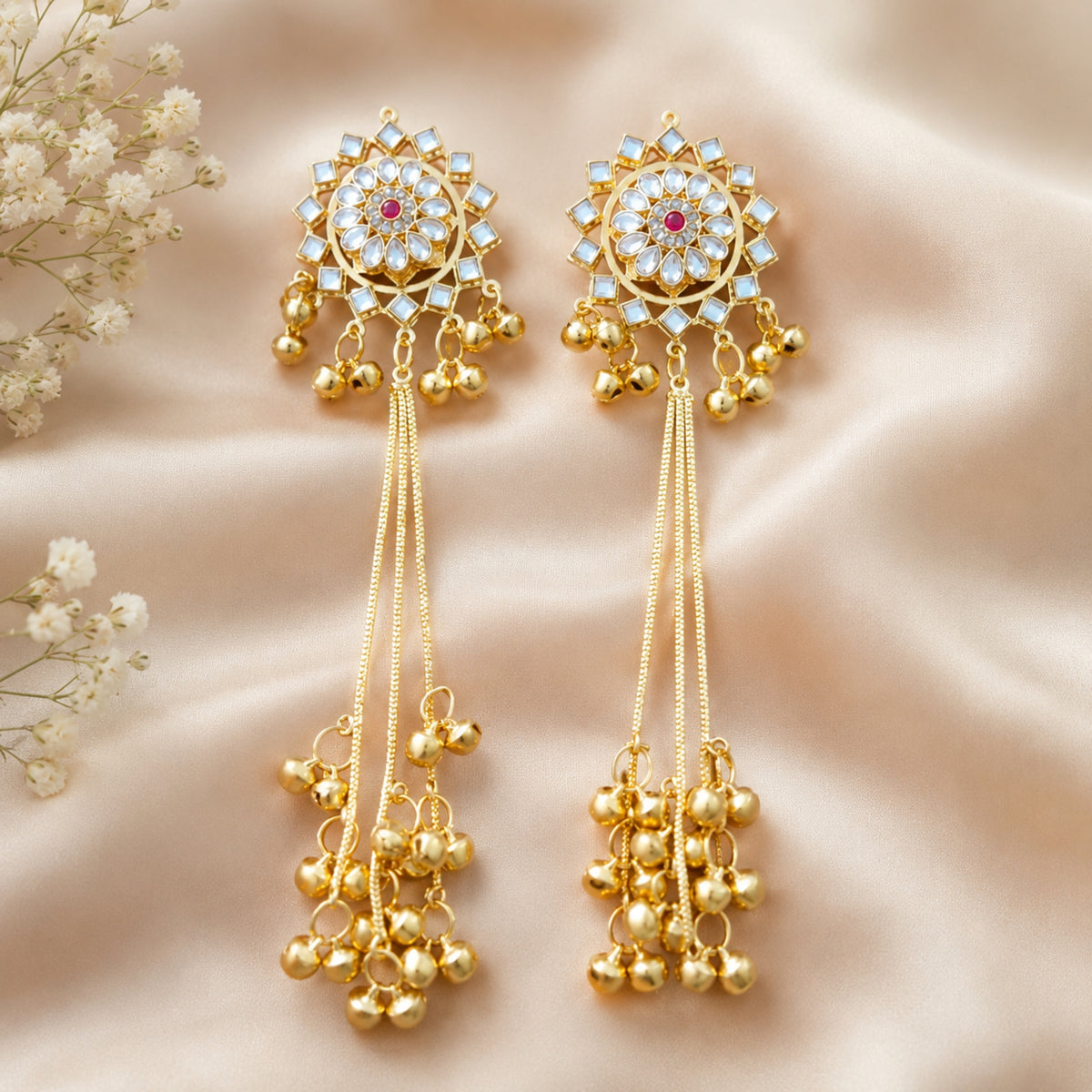 Rajwada Long Dangler Earrings