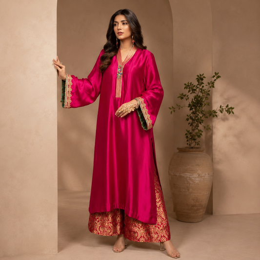 The Gulabi Sharara Set