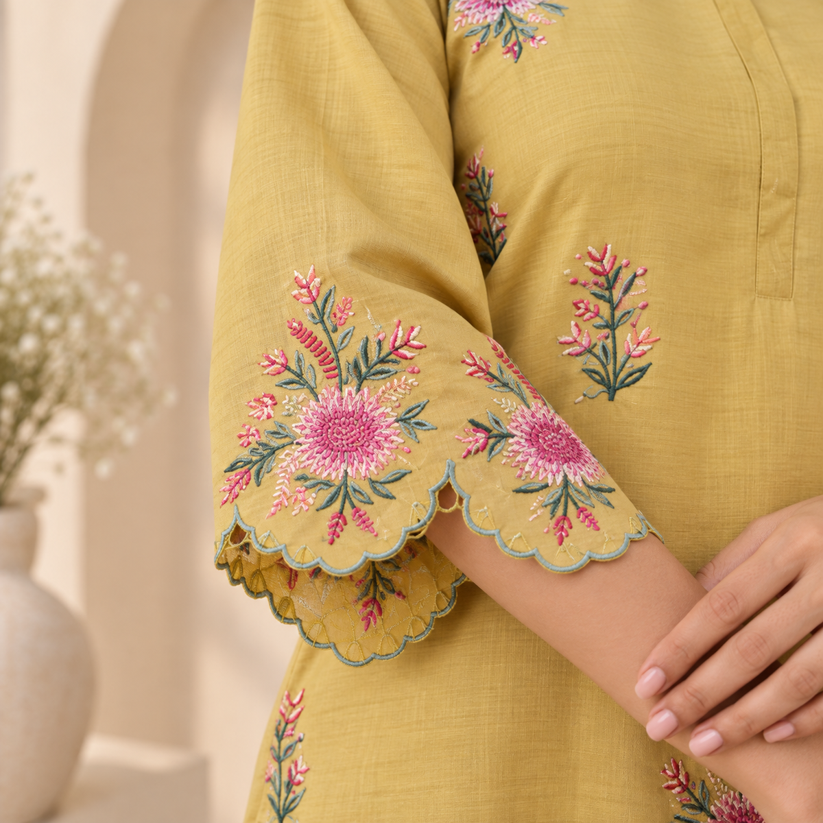 Mustard Bloom Co-Ord Set